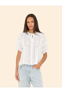 claudia shirt in white