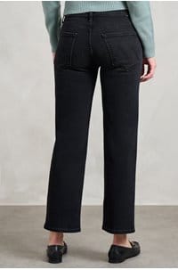 the mid rise rambler zip flood in spiked hair art flair