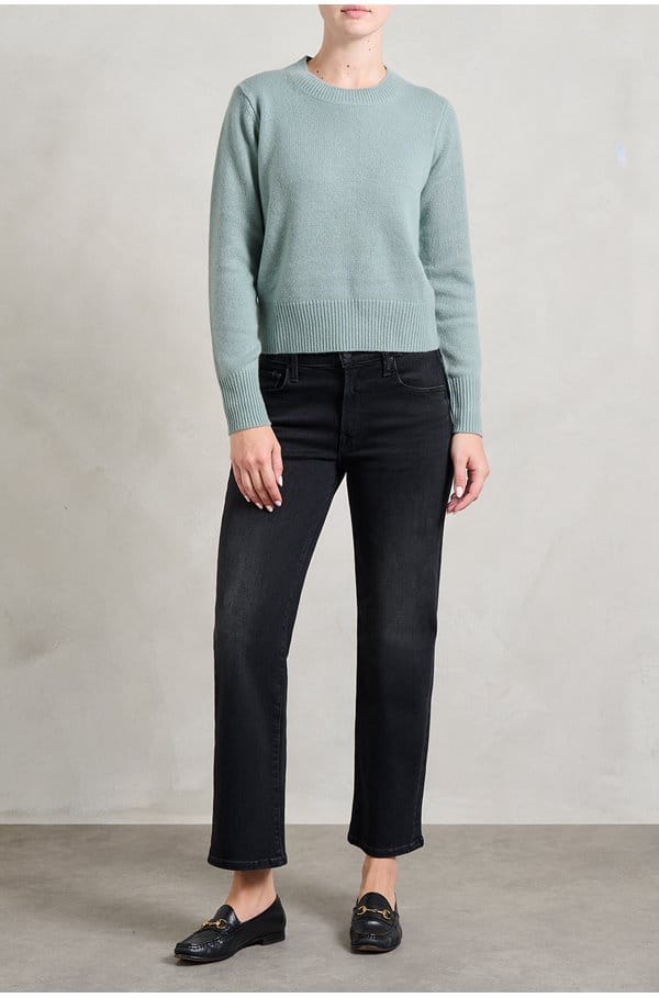 the mid rise rambler zip flood in spiked hair art flair