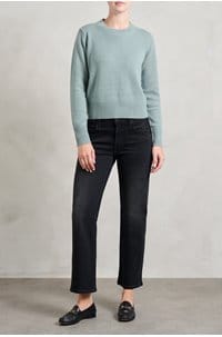 the mid rise rambler zip flood in spiked hair art flair