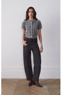 the half pipe flood in faded black