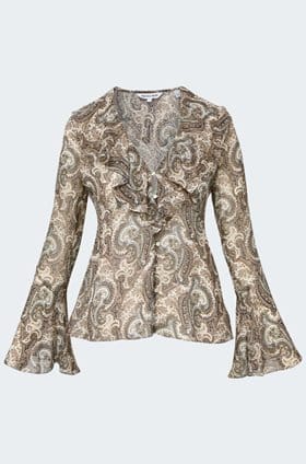 Kyrie Top In Dove Multi 