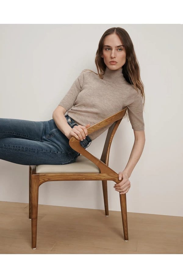 alastair pullover in oatmeal melange