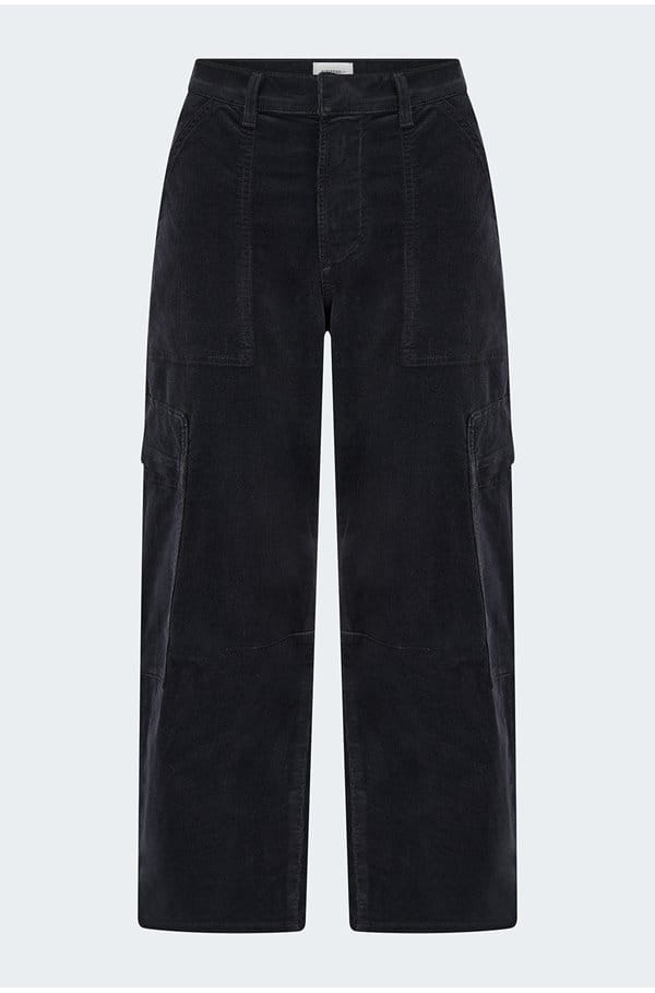marcelle low slung easy cargo in charcoal