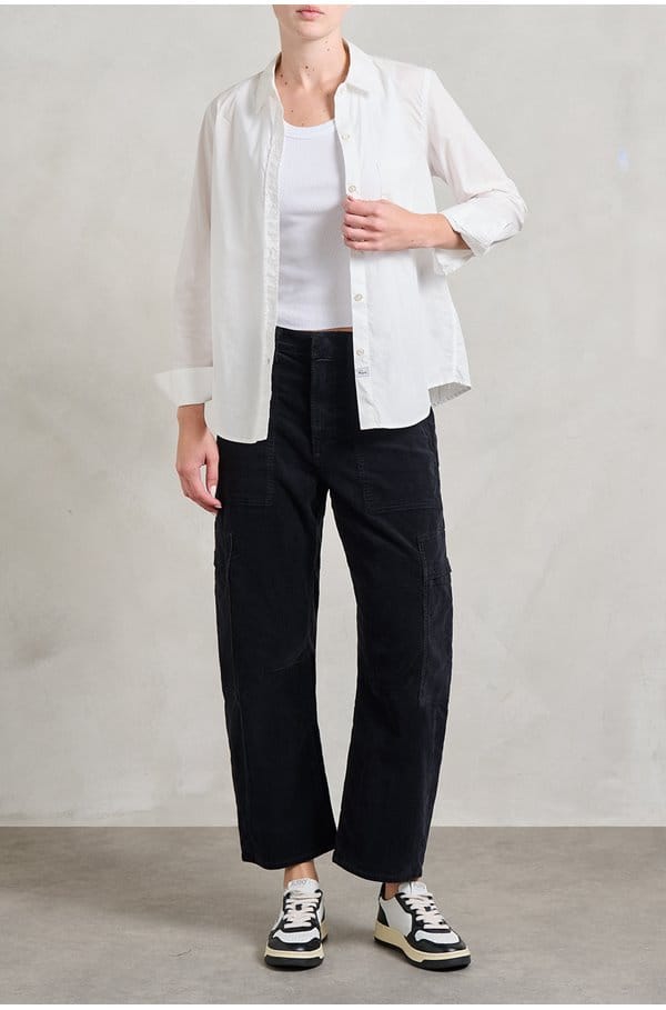 marcelle low slung easy cargo in charcoal