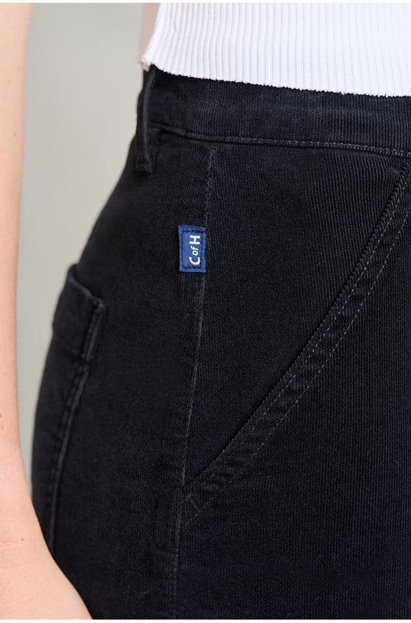 marcelle low slung easy cargo in charcoal