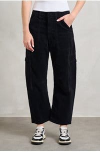 marcelle low slung easy cargo in charcoal