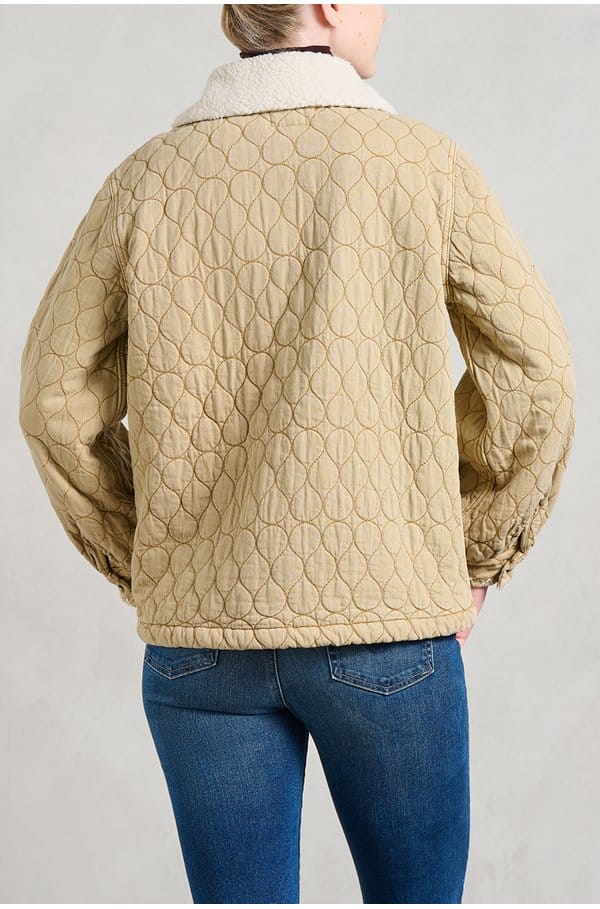 frida jacket in soft sand