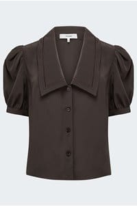 the sailor blouse in coffee