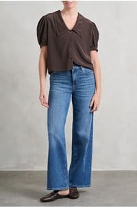 the sailor blouse in coffee