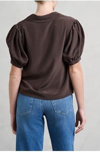 the sailor blouse in coffee