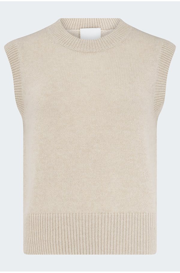 crew neck tank in marble