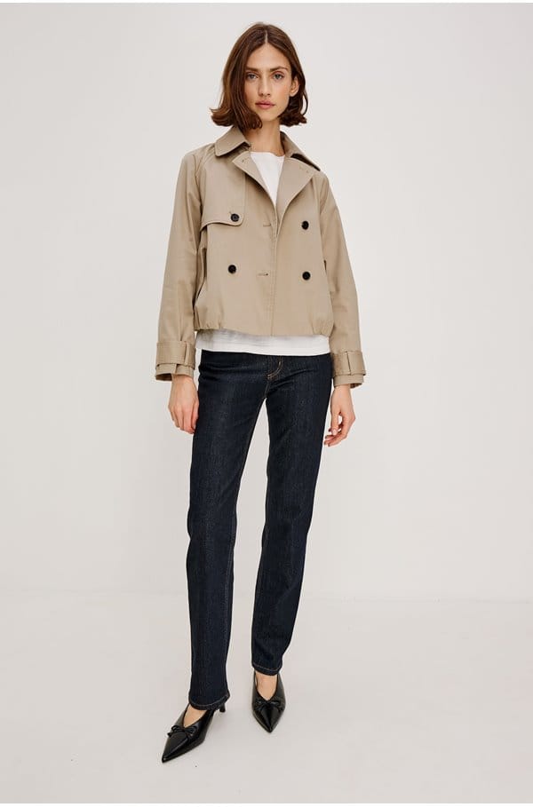 jett jacket in taupe