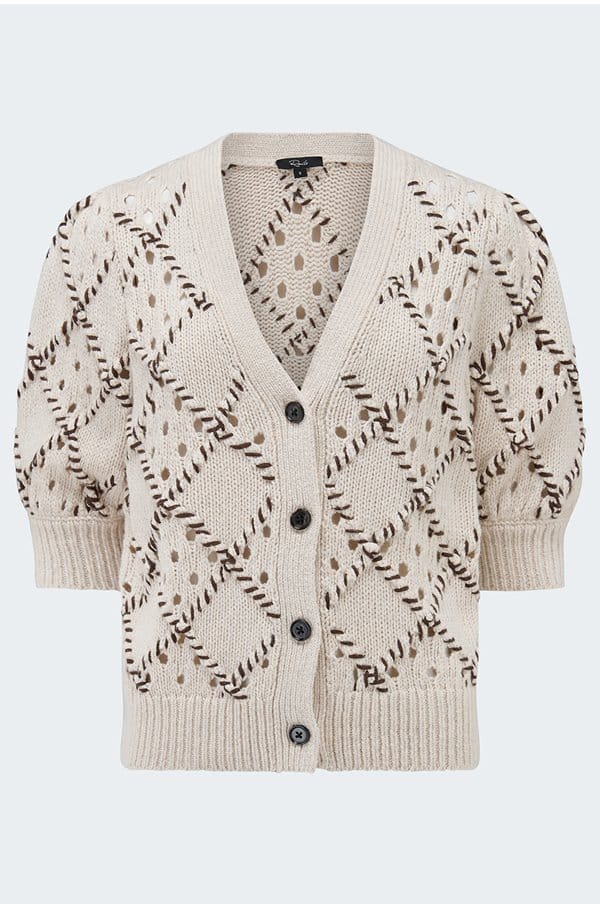 isla cardigan in oat