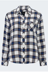 hunter shirt in golden cobalt