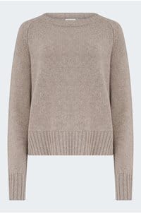 crew neck sweater in fresh pepper