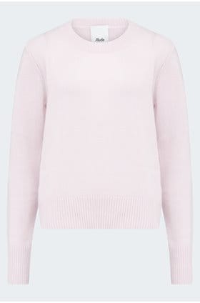 Cashmere Crew Neck Sweater In Pink 