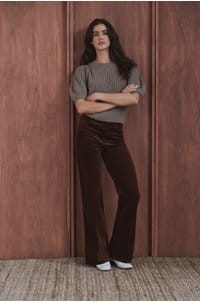 leenah wide jean in chicory coffee cord