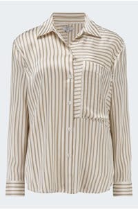 spencer shirt in bronze stripe