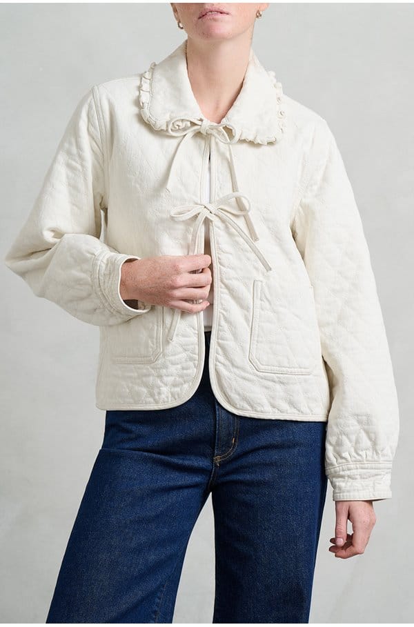 heidi jacket in ecru