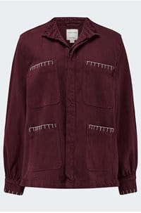 pablo jacket in mulberry