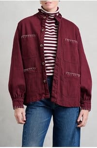 pablo jacket in mulberry