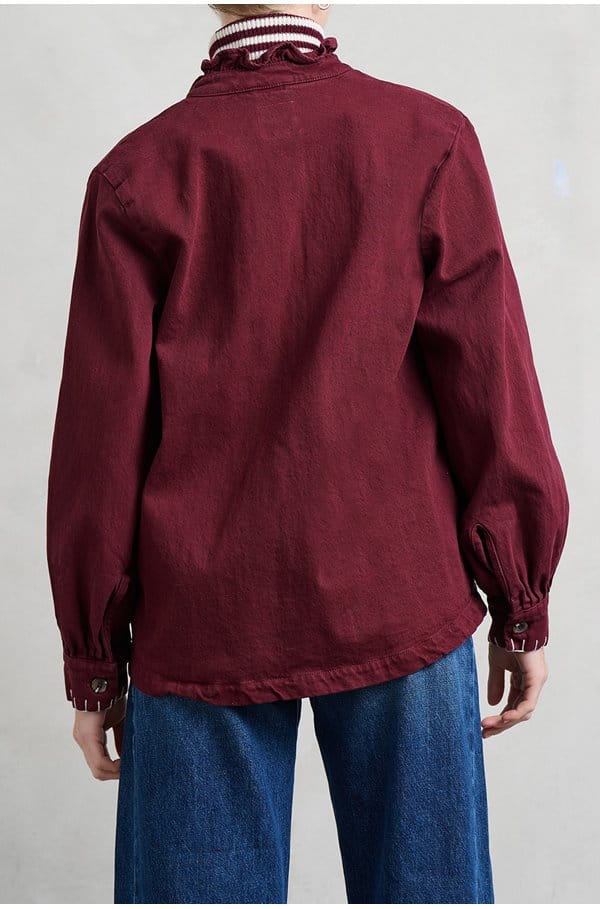 pablo jacket in mulberry