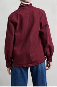 pablo jacket in mulberry