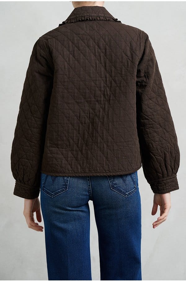 heidi jacket in chocolate brown