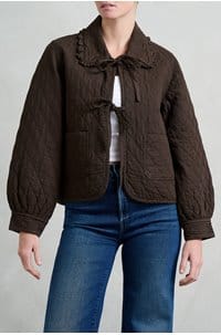 heidi jacket in chocolate brown