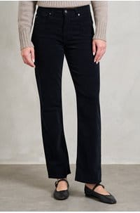brinley straight jean in super black cord