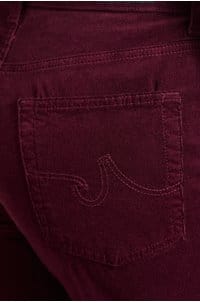 brinley straight jean in winery cord