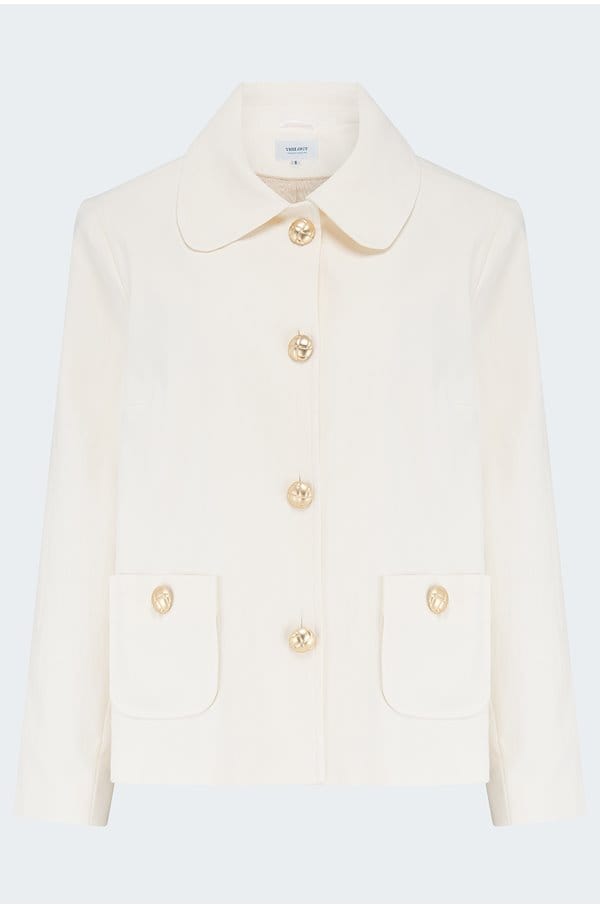 swing jacket in cream