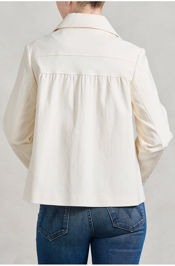 swing jacket in cream