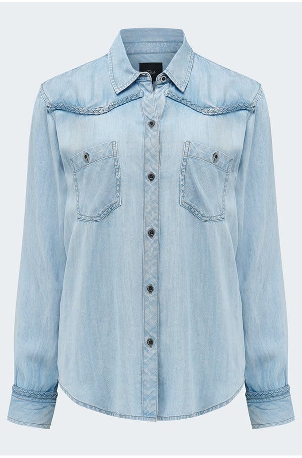 stasi shirt in medium cloud wash 