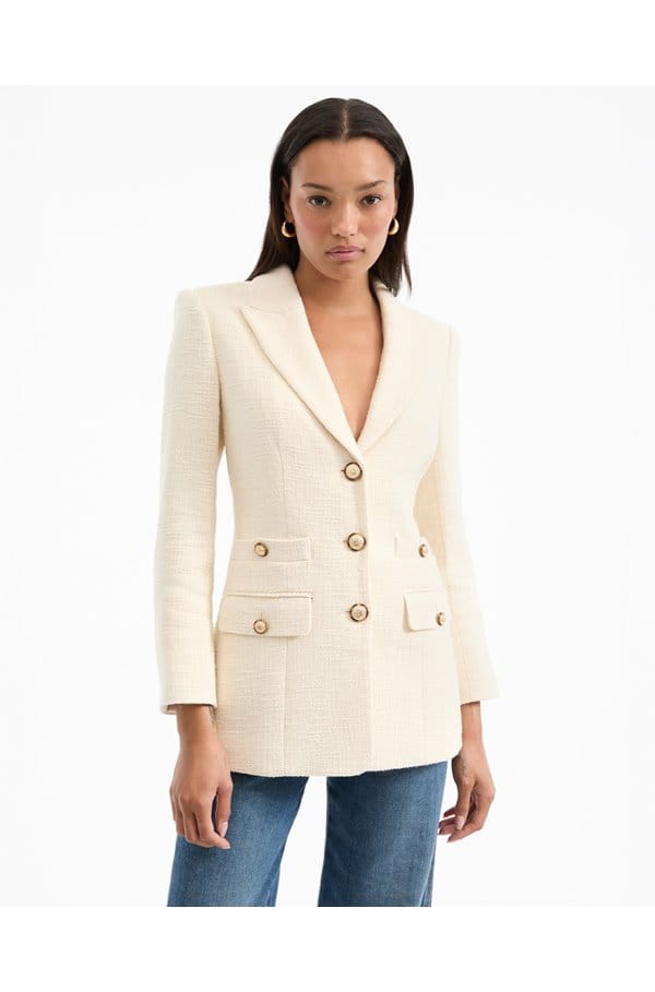 terre dickey jacket in ecru