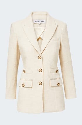 Terre Dickey Jacket In Ecru