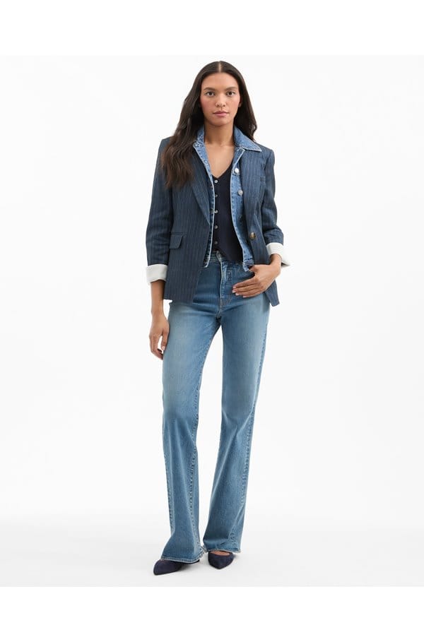 obie dickey jacket in blue dove