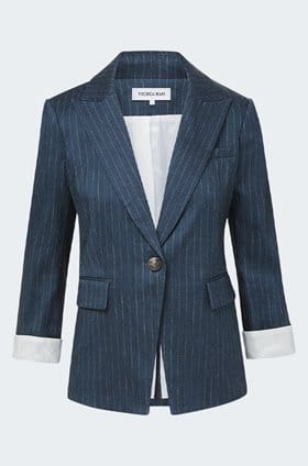 Obie Dickey Jacket In Blue Dove