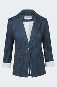 obie dickey jacket in blue dove