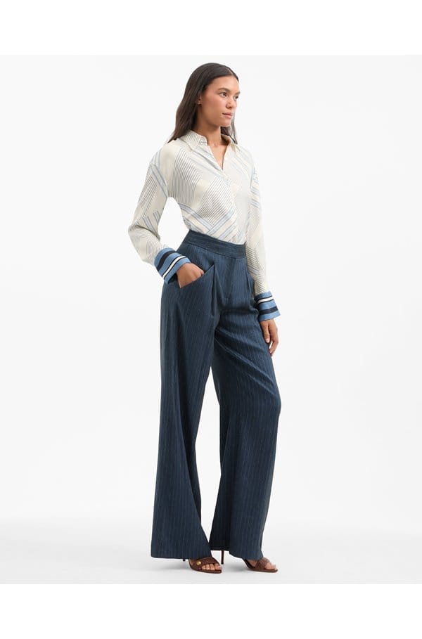 rimini pant in blue dove