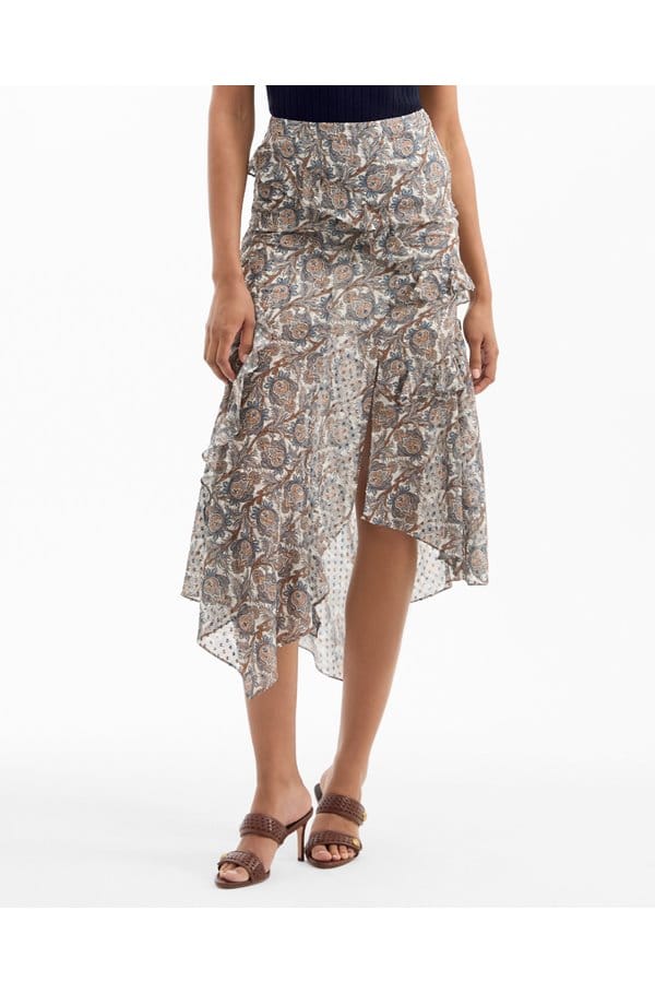 eleonora skirt in dove multi 