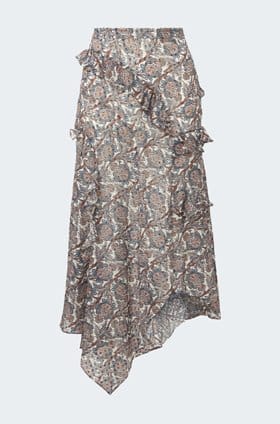 Eleonora Skirt In Dove Multi 