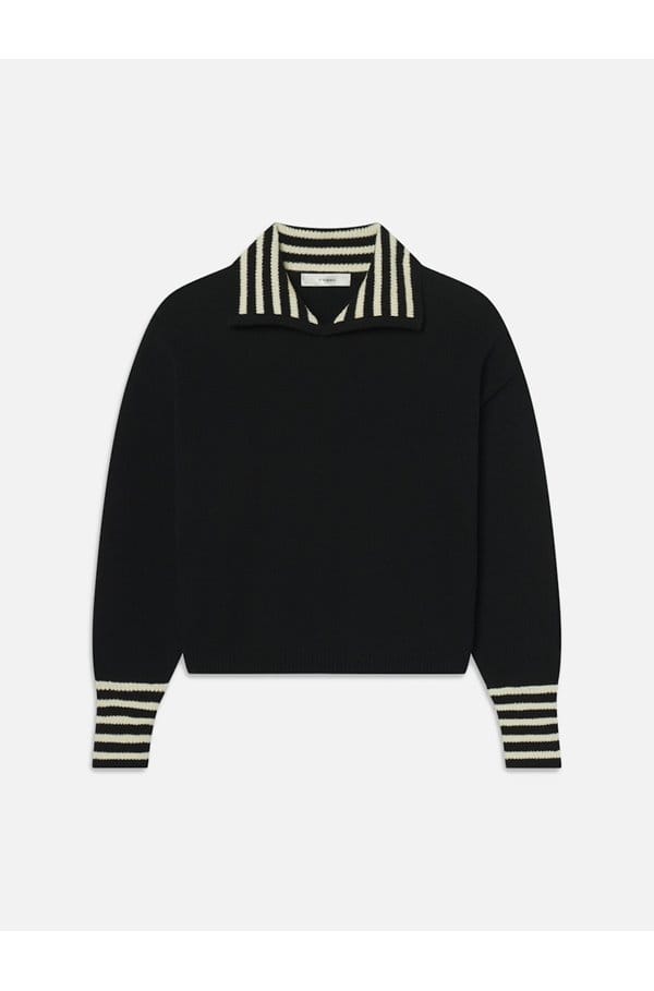 the sailor pullover in black multi 