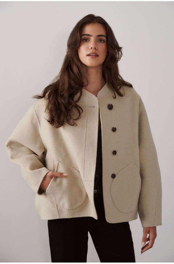 windsor jacket in craie 