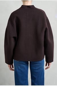 windsor jacket in aubergine