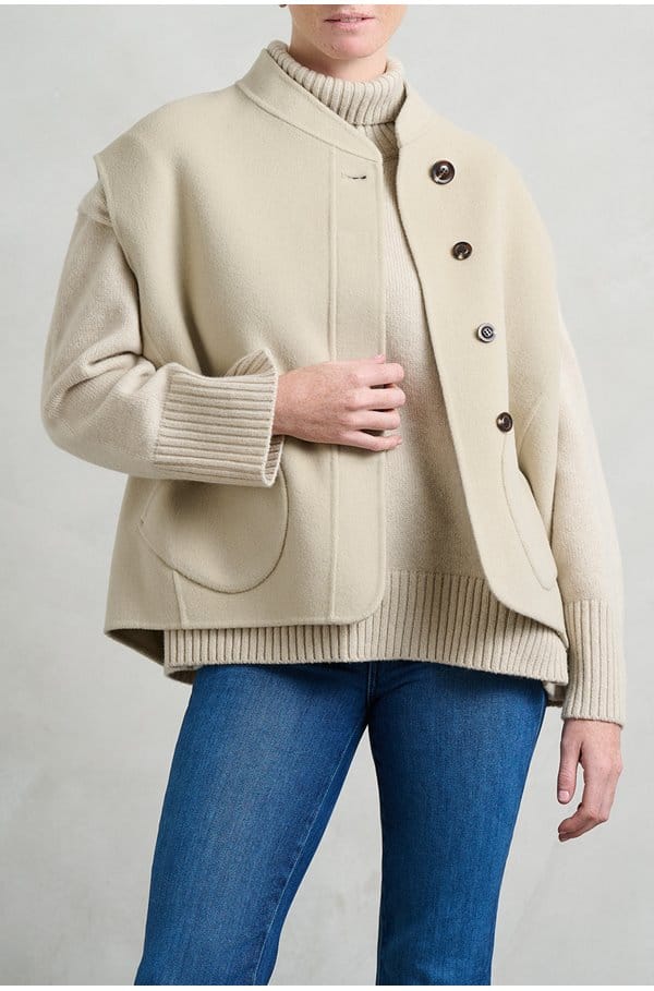 adeline jacket in craie