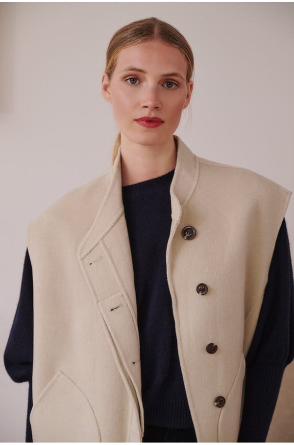 adeline jacket in craie