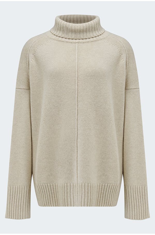 william jumper in ecru chine