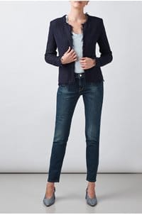 shavani jacket in navy 